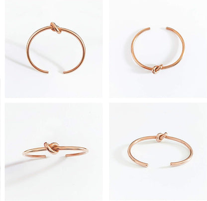 Knot Bracelet 18K Gold Plated