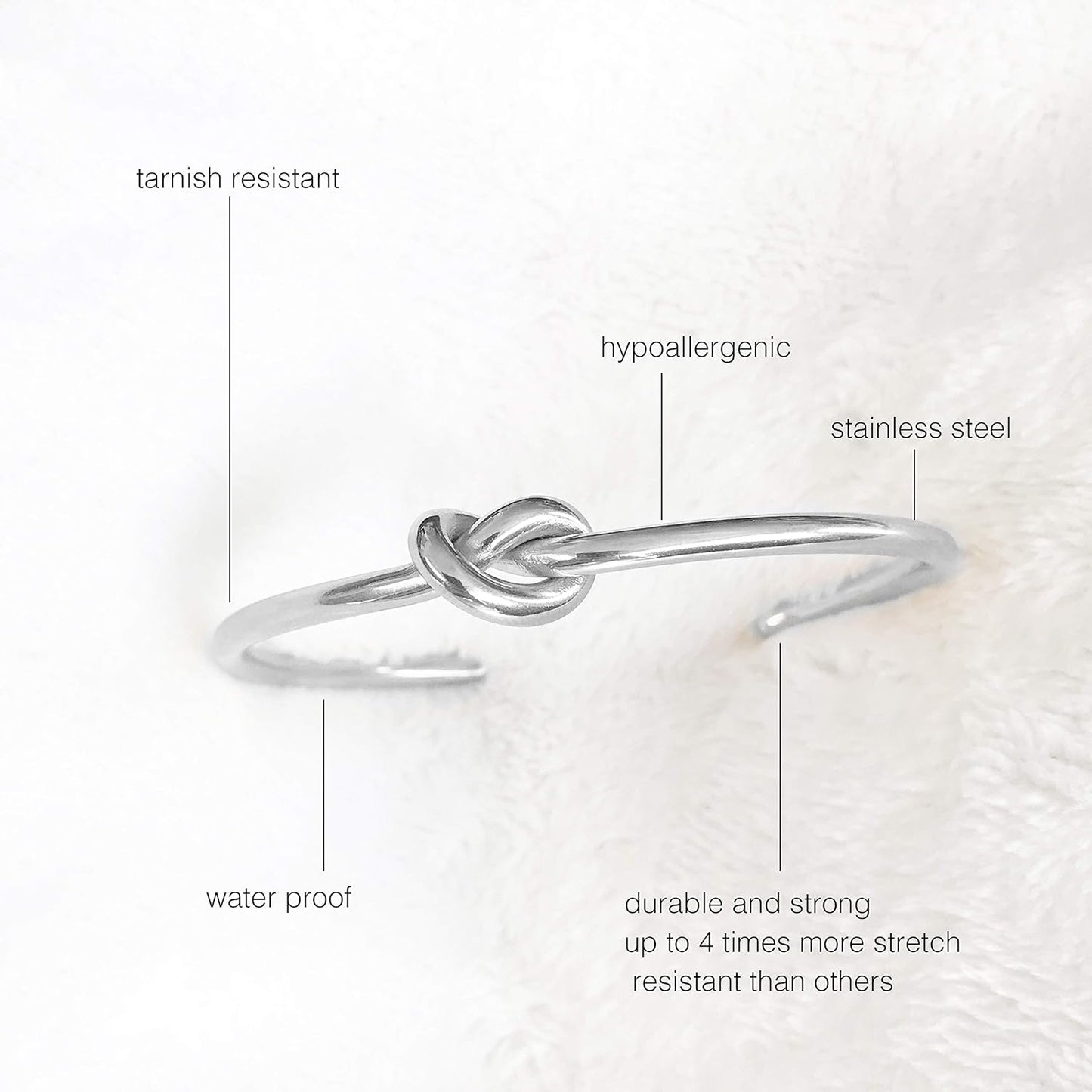 Knot Bracelet 18K Gold Plated