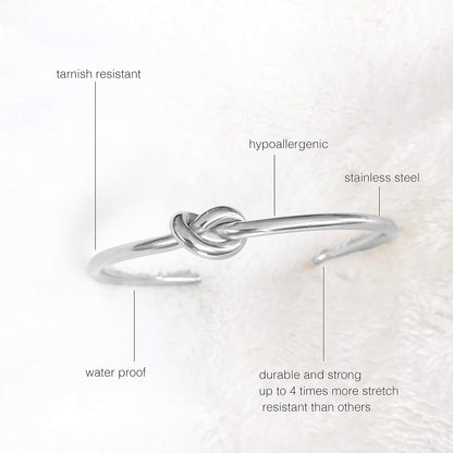 Knot Bracelet 18K Gold Plated