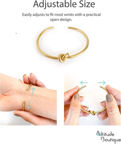 Knot Bracelet 18K Gold Plated