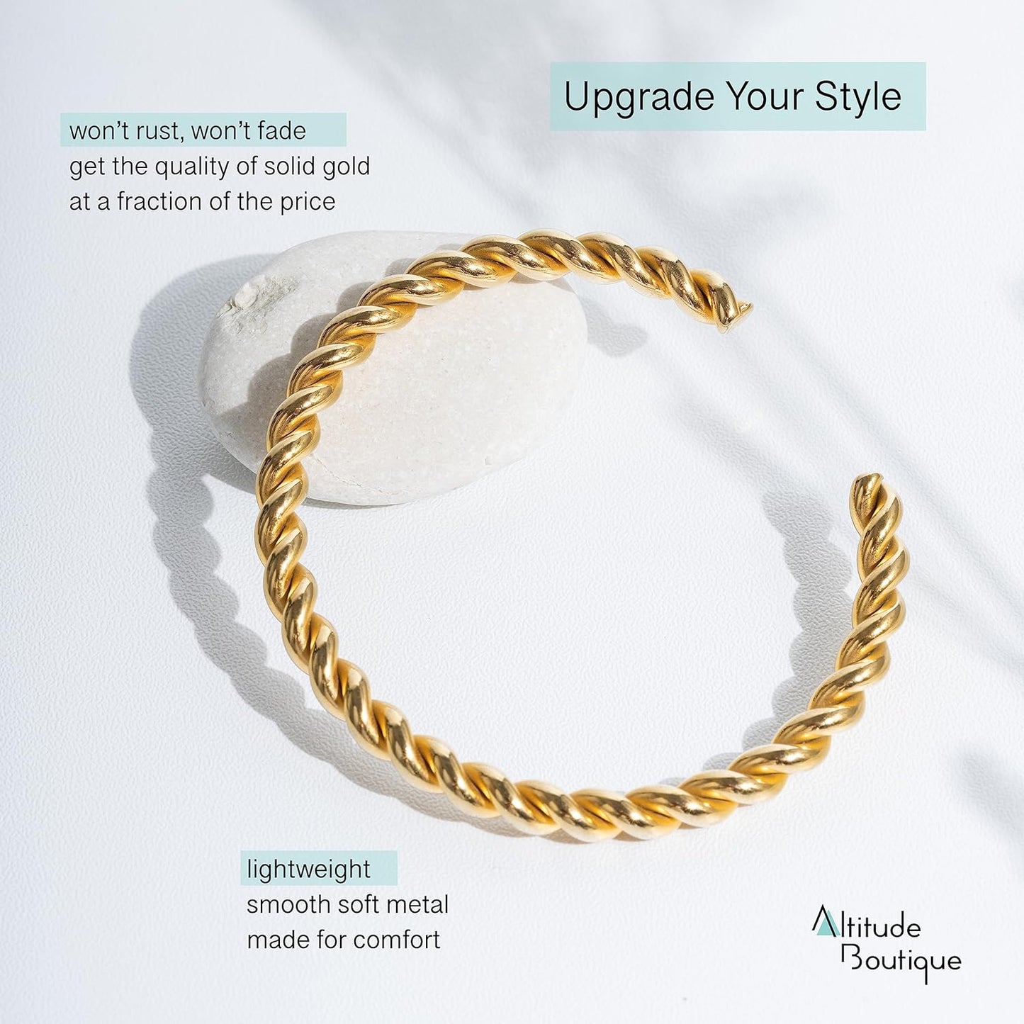 Knot Bracelet 18K Gold Plated