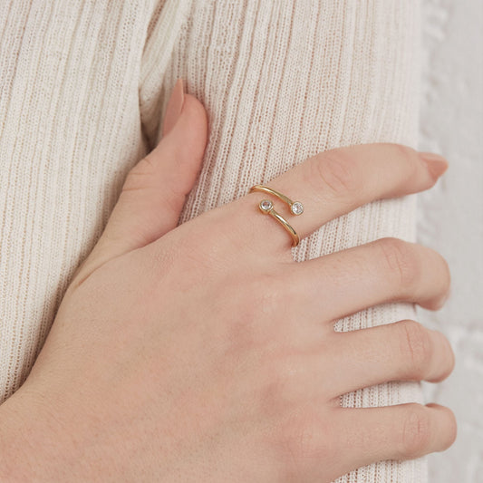 Open Bezel Ring