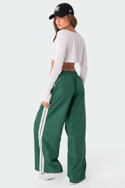 Fauna Nylon Track Pants