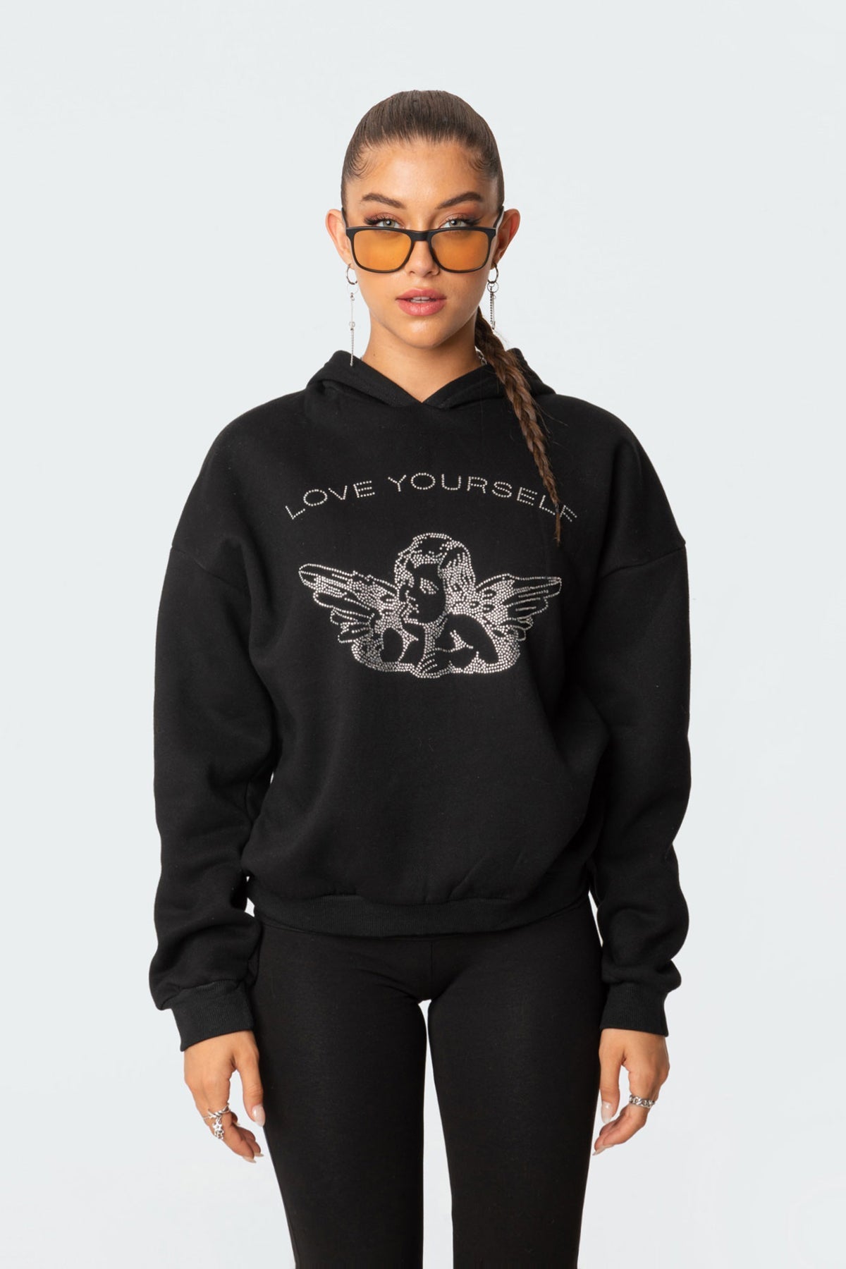 Angie Rhinstone Hoodie