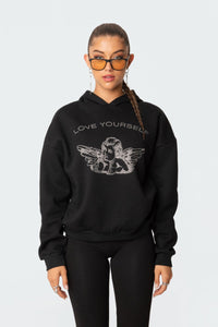 Angie Rhinstone Hoodie