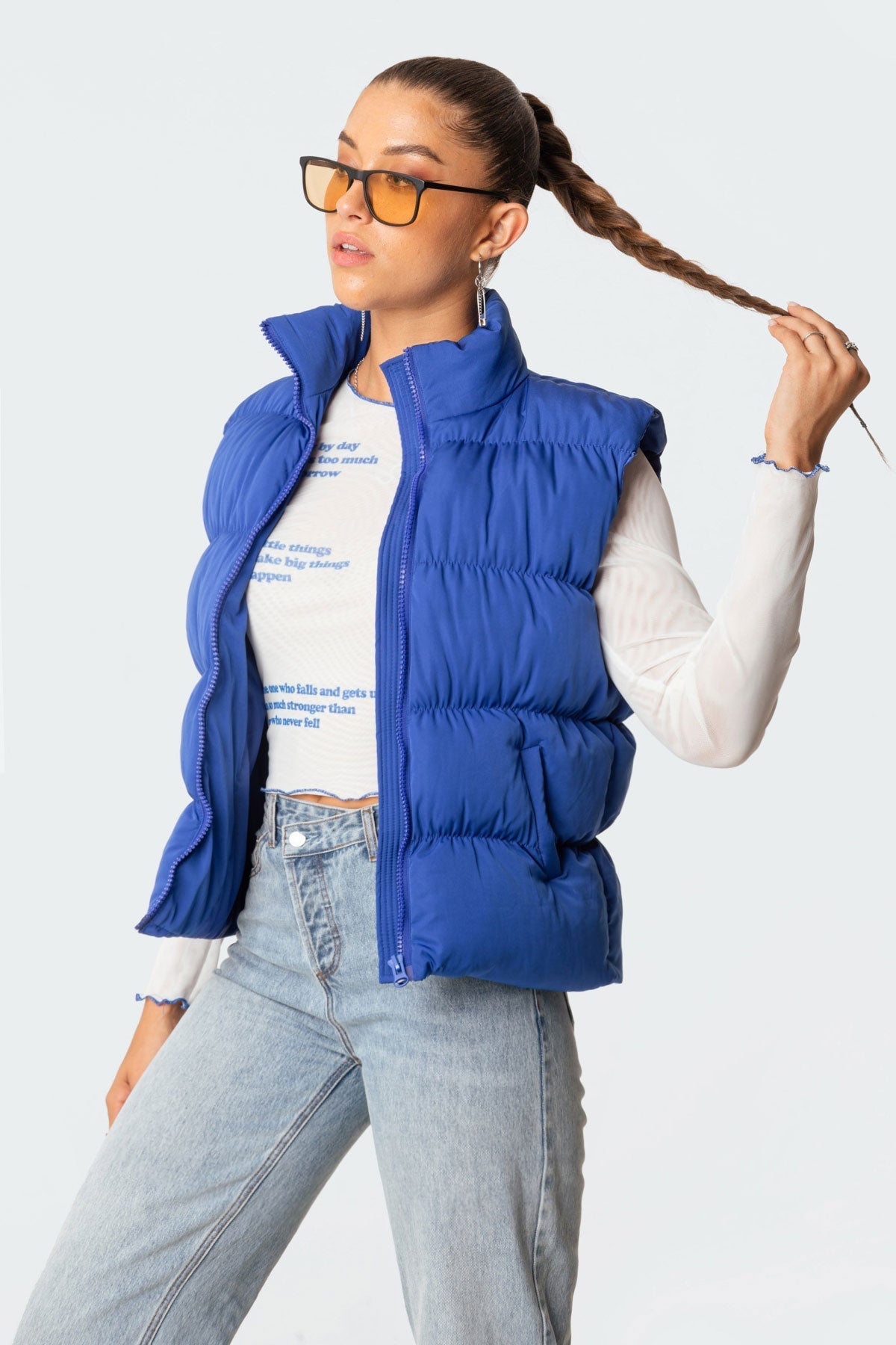 Bomber Puffer Vest