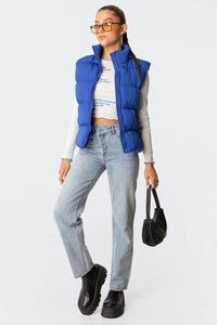 Bomber Puffer Vest