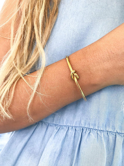 Knot Bracelet 18K Gold Plated