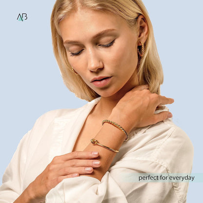Knot Bracelet 18K Gold Plated