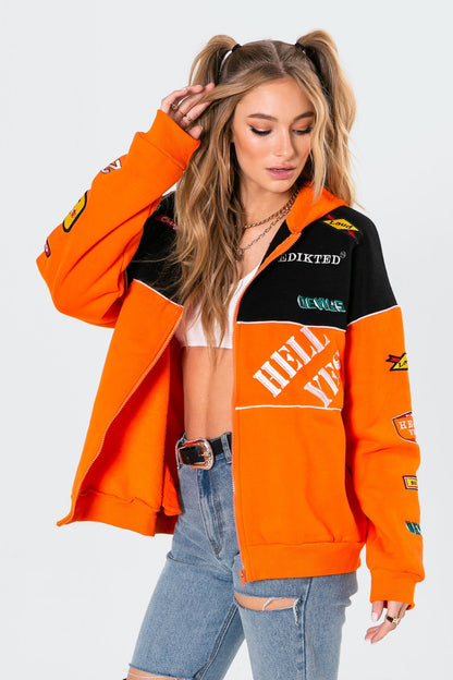 Speedway Embroided Hoodie