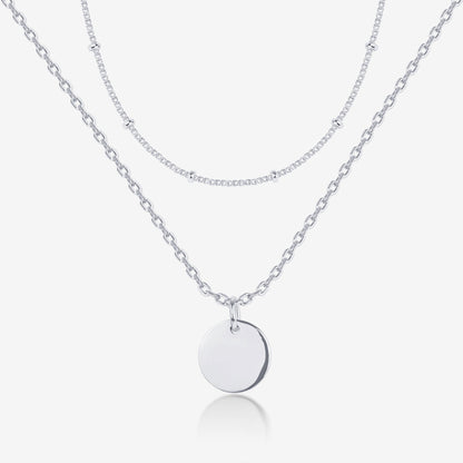 Disc Pendant Necklace