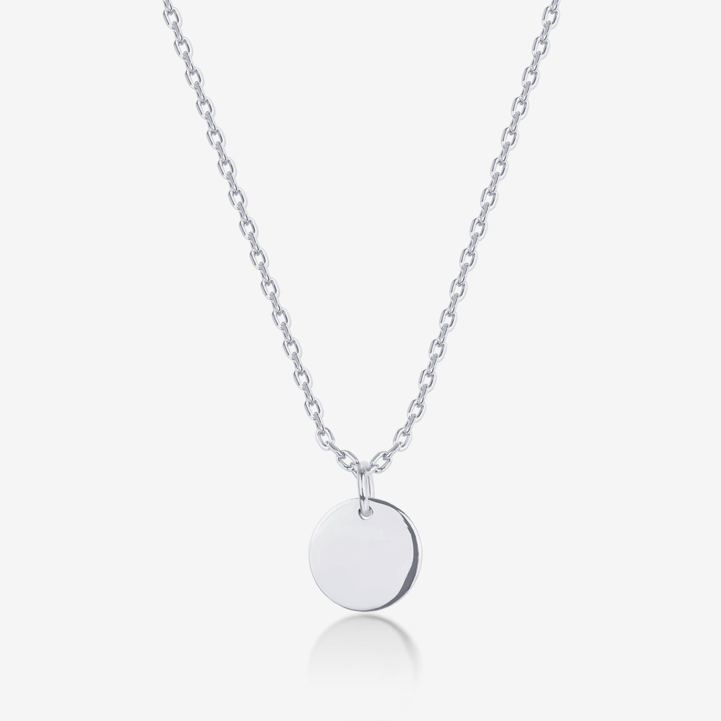 Disc Pendant Necklace