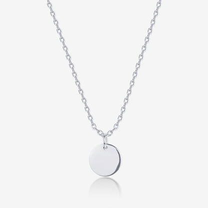 Disc Pendant Necklace
