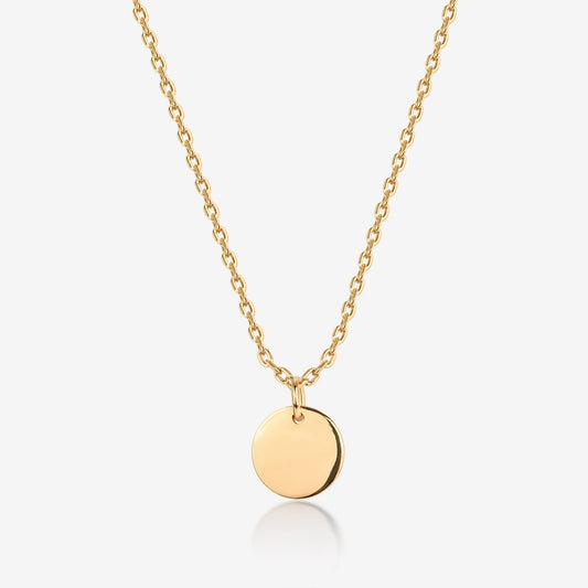 Disc Pendant Necklace