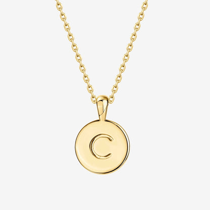 Initial Disc Pendant
