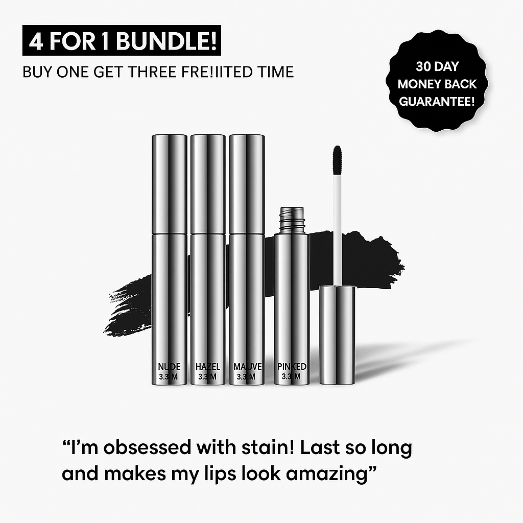 4 For 1 Bundle - Peel-Off Lip Stain