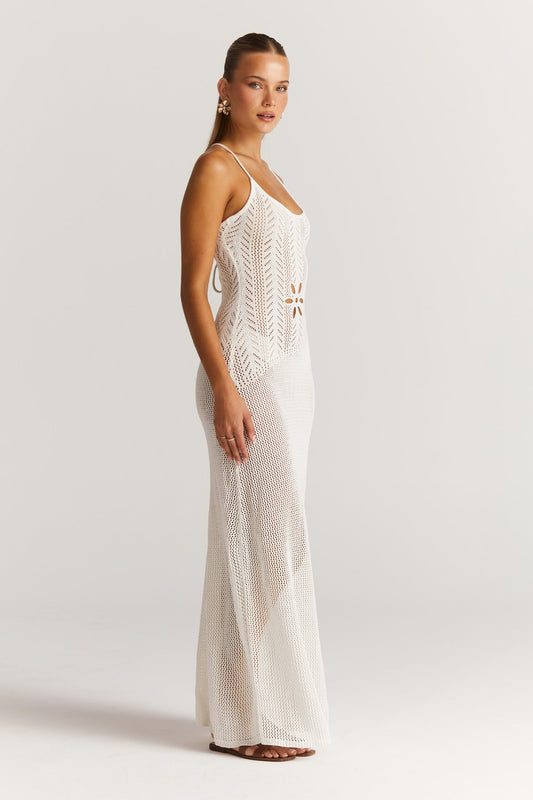 Dahlia Dress White