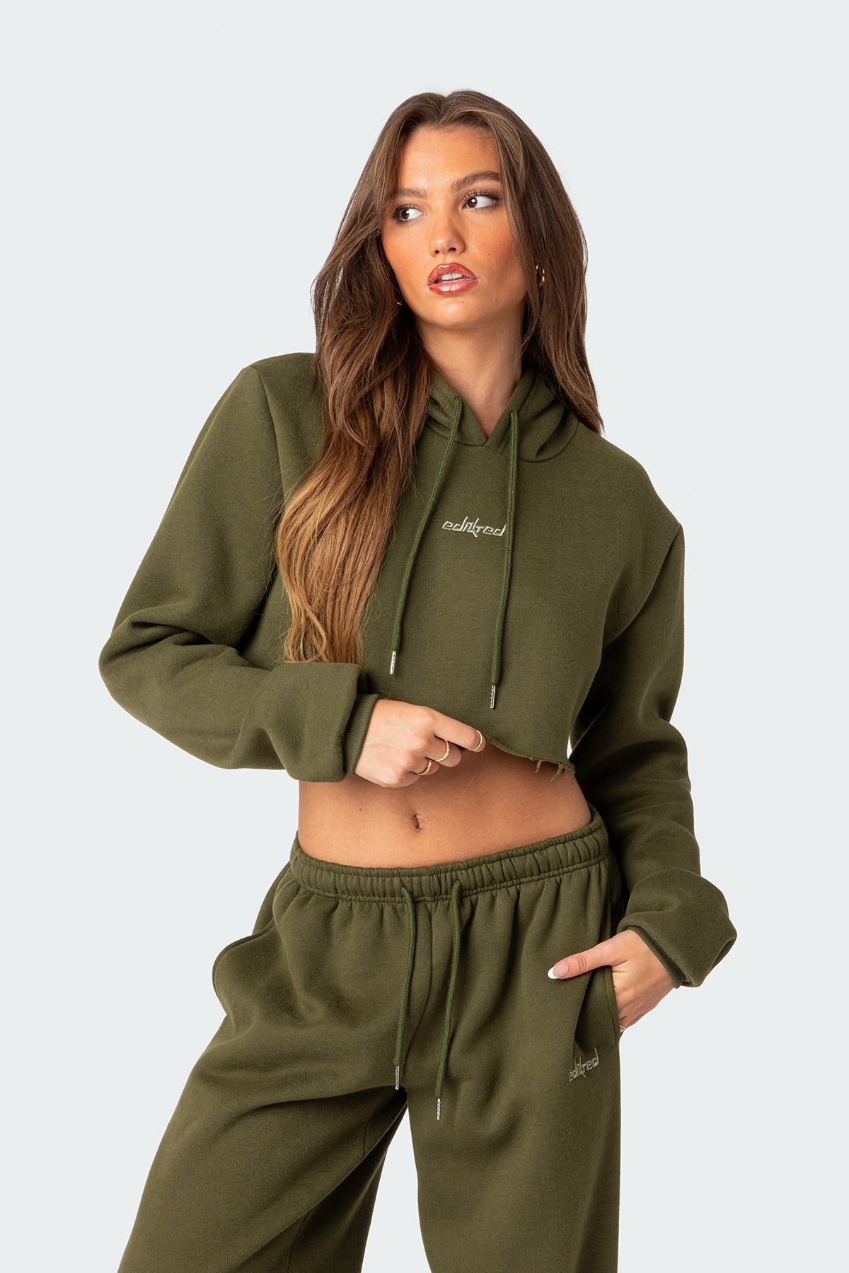 Brenna Cropped Hoodie