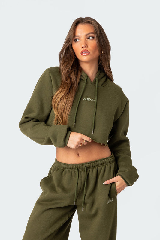 Brenna Cropped Hoodie