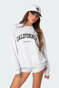California Girl Oversized Sweatshirt