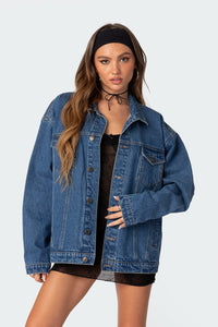 Dalia Oversized Denim Jacket