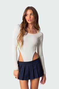Soma High Cut Ribbed Bodysuit