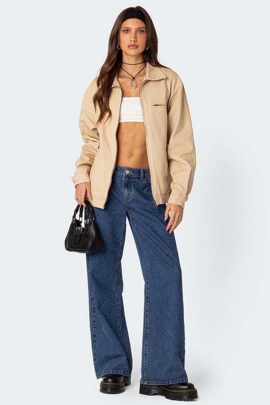 Canvas Oversized Utility Jacket
