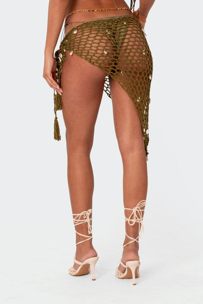 Seashell Crochet Sarong