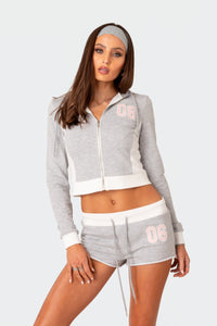 Pat Zip Up Hoodie