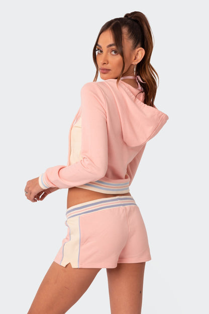 Sporty Zip Up Hoodie