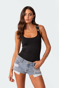 Barker Buckle Strap Bodysuit