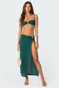 Nyssa Wrap Midi Skirt