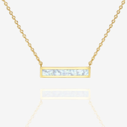 Opal Bar Necklace
