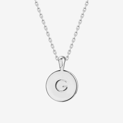 Initial Disc Pendant
