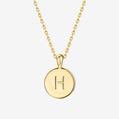 Initial Disc Pendant