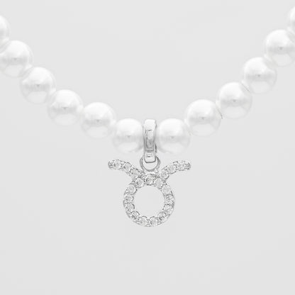 ICY Pearl Zodiac Necklace
