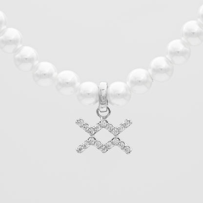 ICY Pearl Zodiac Necklace