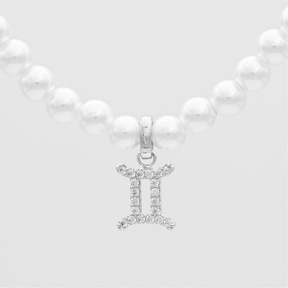 ICY Pearl Zodiac Necklace