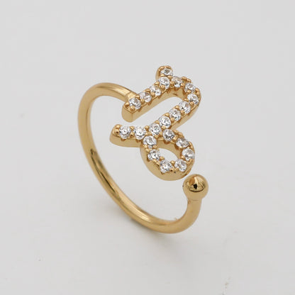 ICY Zodiac Ring