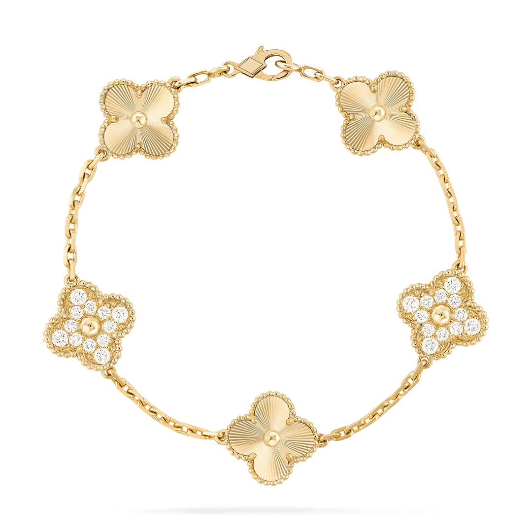 Aimee Diamond Clover Bracelet