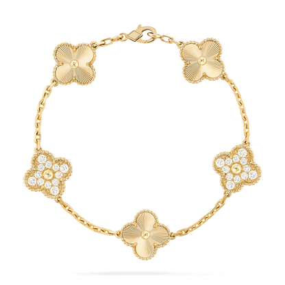 Aimee Diamond Clover Bracelet