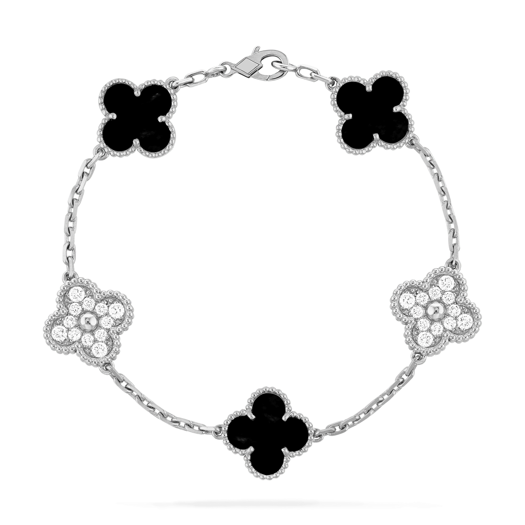 Aimee Diamond Clover Bracelet