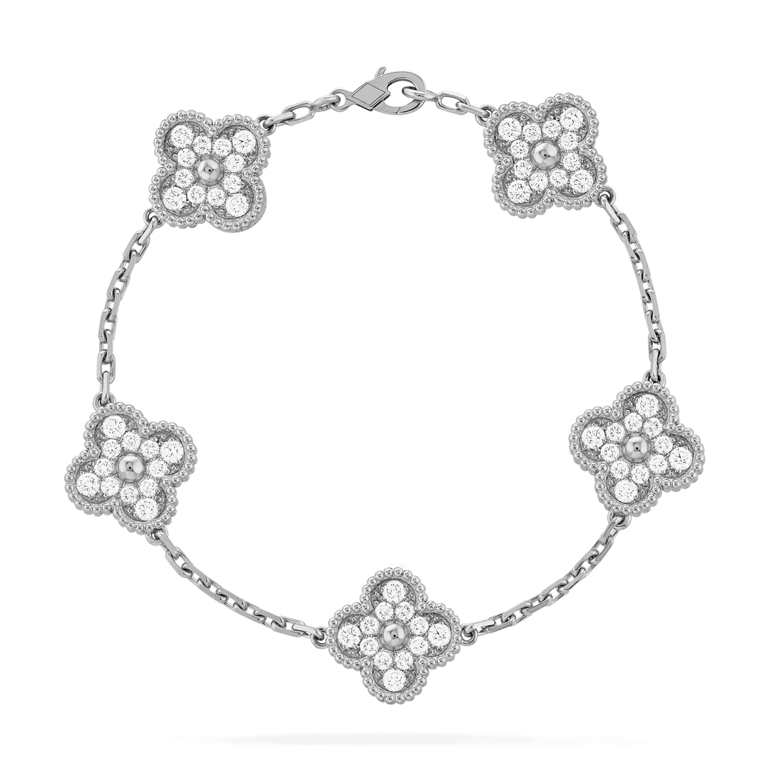 Aimee Diamond Clover Bracelet