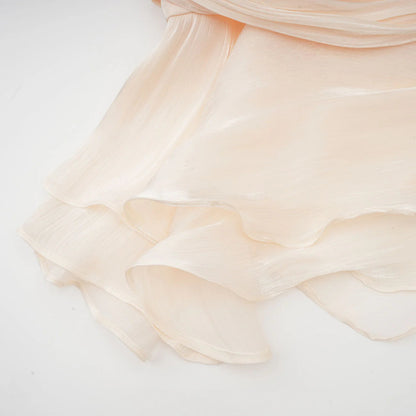 Ariel Pleated Ruffled Midi Dress