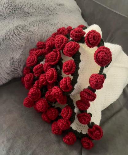 Crochet Flower Bouquet Blanket