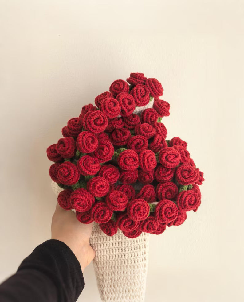 Crochet Flower Bouquet Blanket