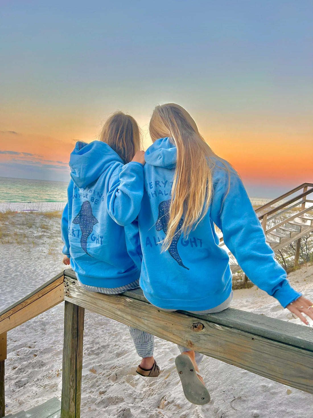 "EVERYTHING WHALE BE ALRIGHT" HOODIE