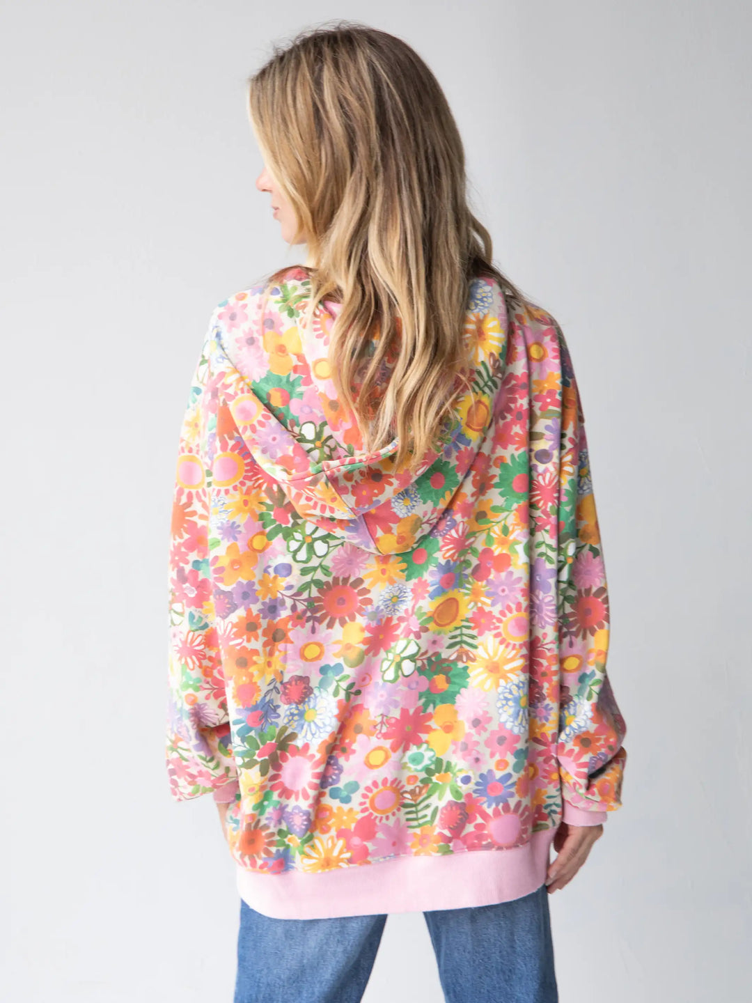 Viral Rainbow Flower Hoodie