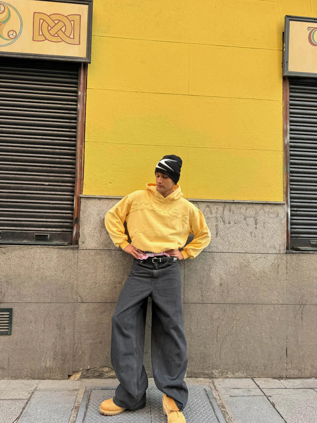 RAW YELLOW HOODIE