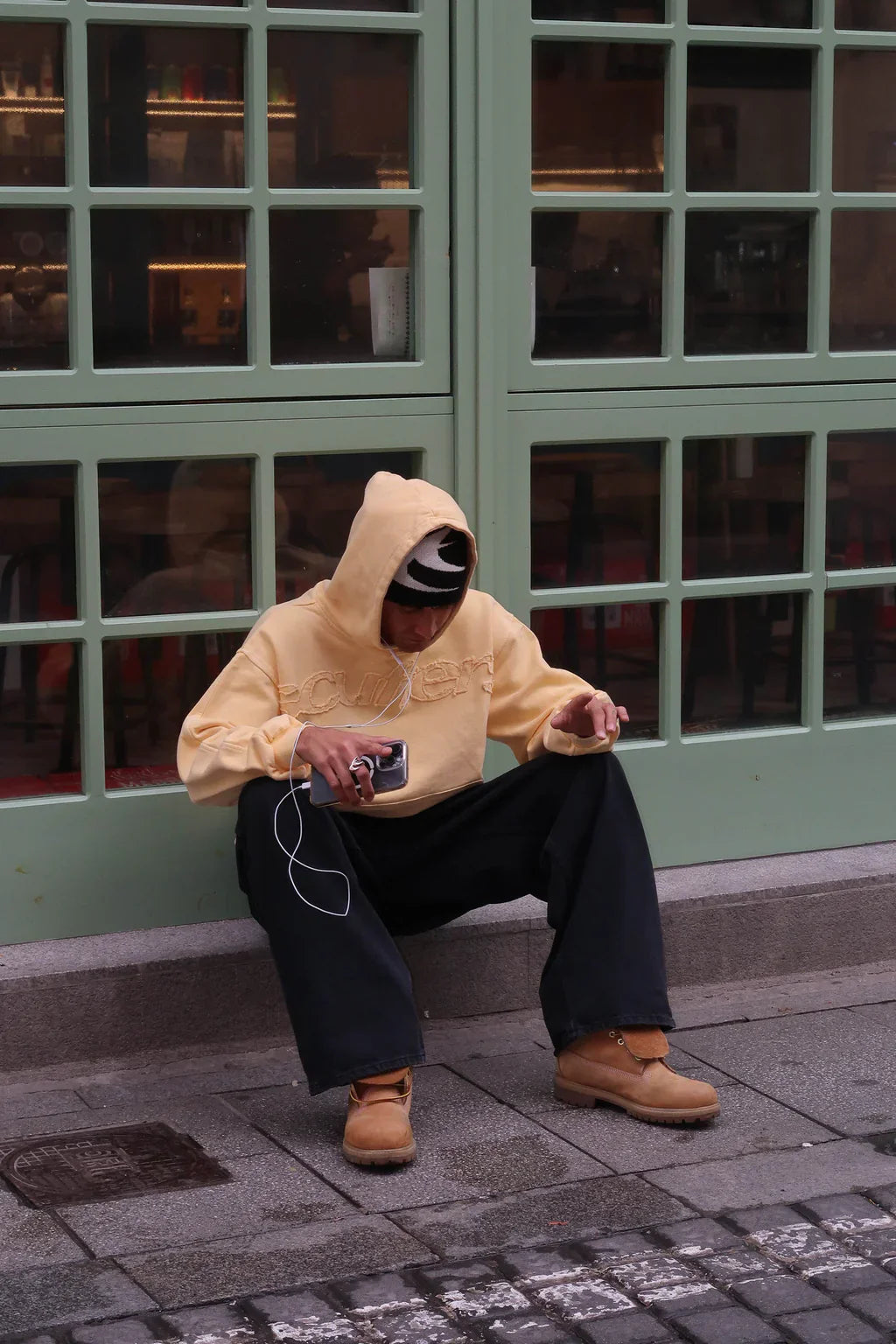 RAW YELLOW HOODIE